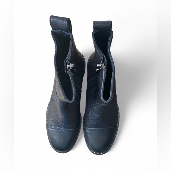 NWOT Zadig & Voltaire Empress Textured Leather Ankle Boots Size 40 US size 10 - Picture 6 of 11